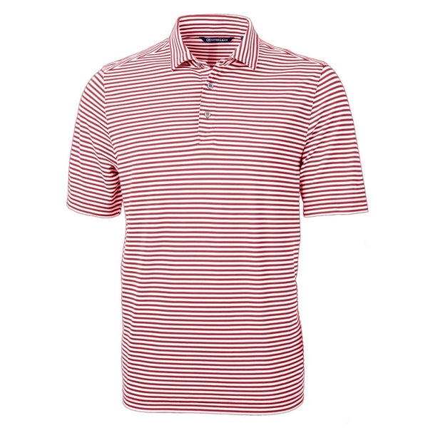 Cutter & Buck Virtue Recycled Stripe Featherlight Pique M...
