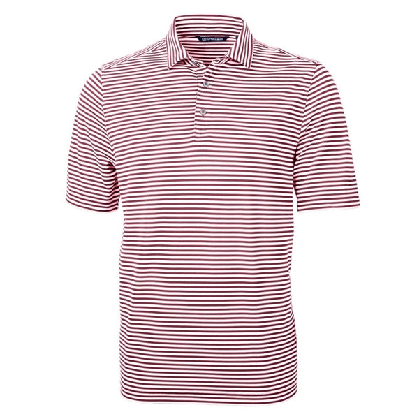 Cutter & Buck Virtue Recycled Stripe Featherlight Pique M...