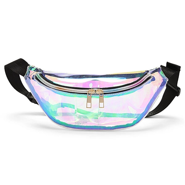 Clear Holographic Fanny Pack Stadium Bag