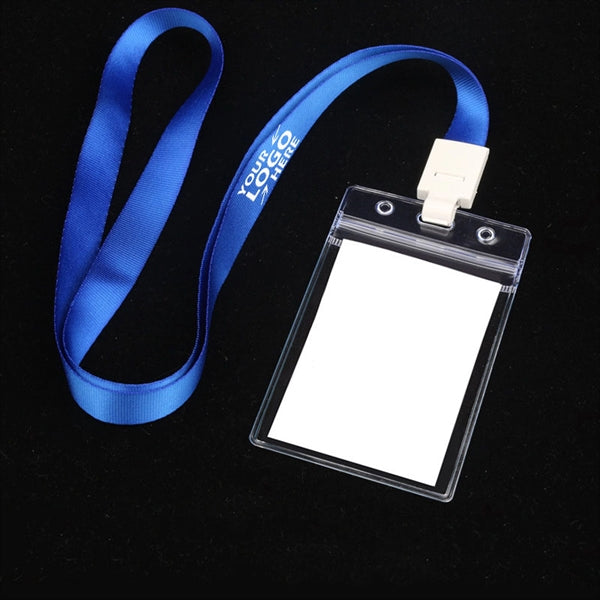 Lanyard with clip + badge holder
