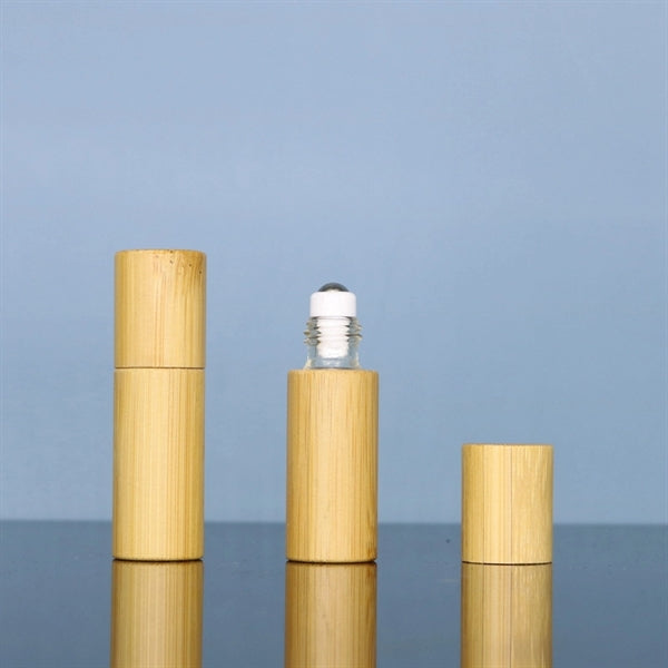 5ml Empty Bamboo Roll On Bottle For Essential Oils
