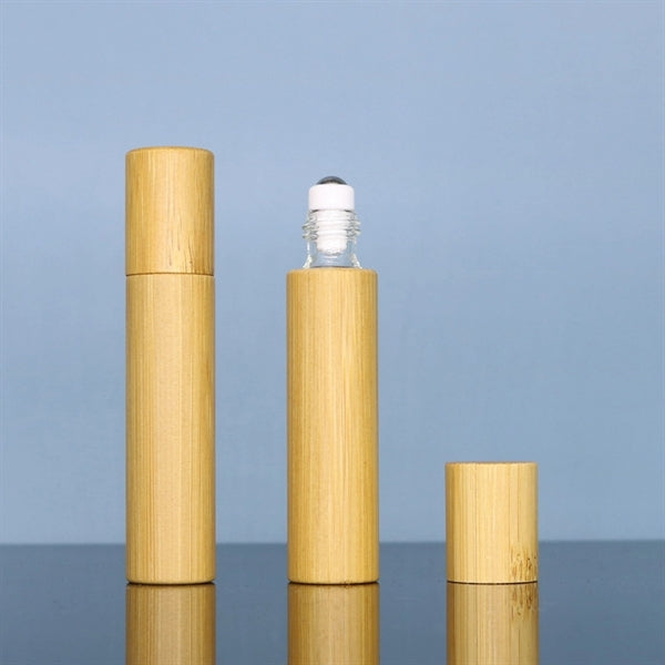 10ml Empty Bamboo Roll On Bottle For Essential Oils