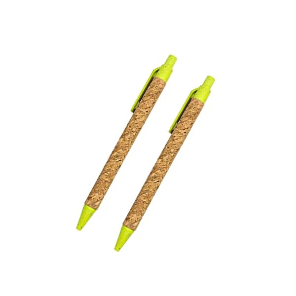 Retractable Cork Ballpoint Pens