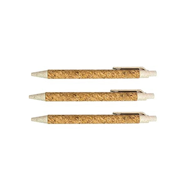 Retractable Cork Ballpoint Pens