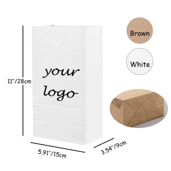 Light Kraft Snacking Bags