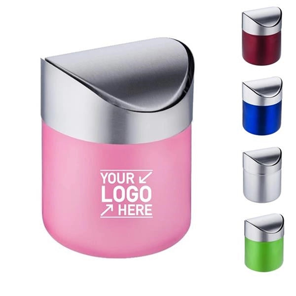 Stainless Steel Desktop Trash Can