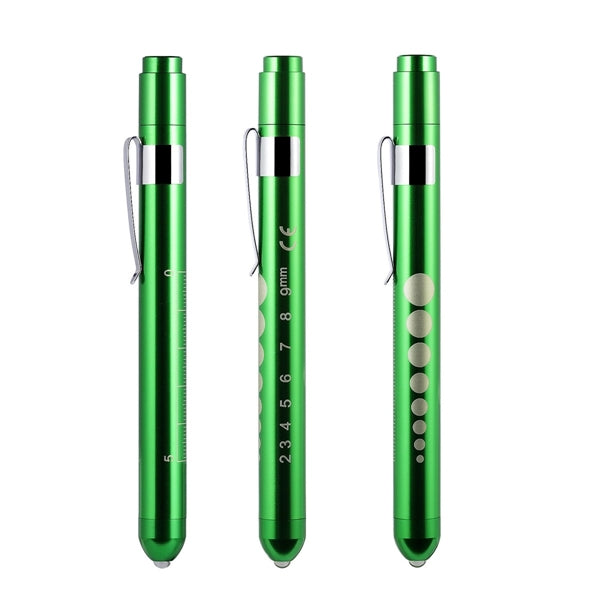 LED Medical Pen Light with Pupil Gauge