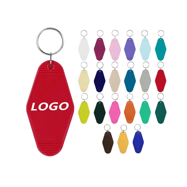 Plastic Motel Key Tag