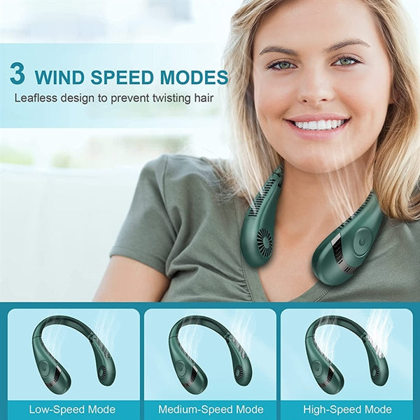 Foldable Leafless Neck Fan