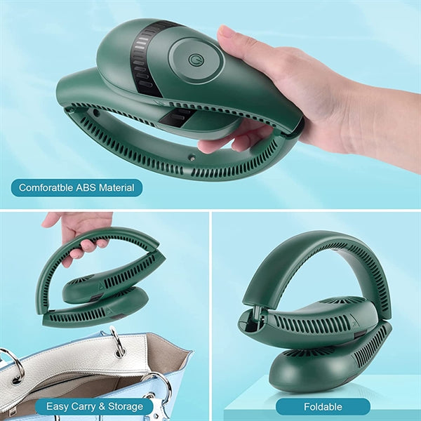 Foldable Leafless Neck Fan