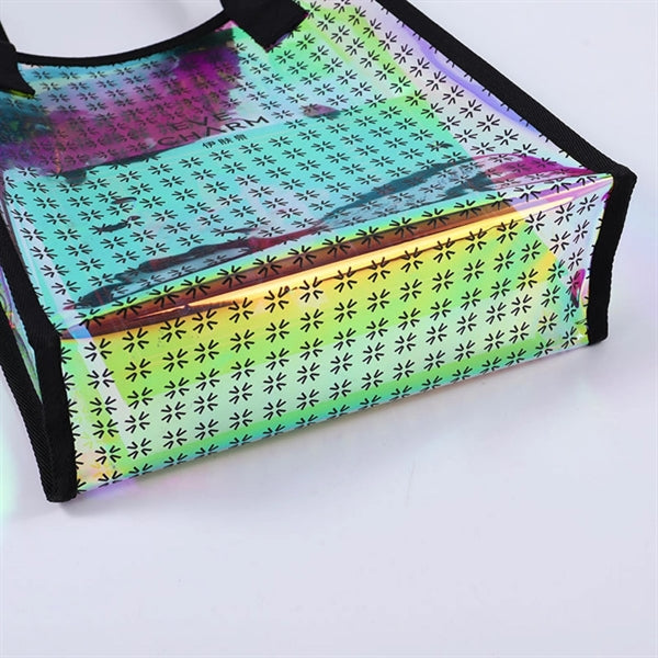 Large Clear Tote Bag Pvc Shoulder Handbag
