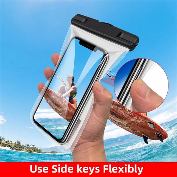 Floating Waterproof Phone Pouch With Lanyard