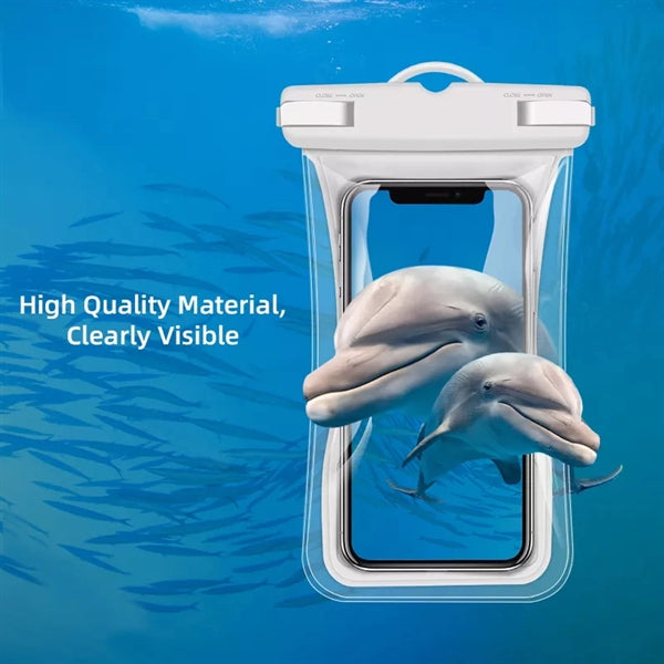 Floating Waterproof Phone Pouch With Lanyard