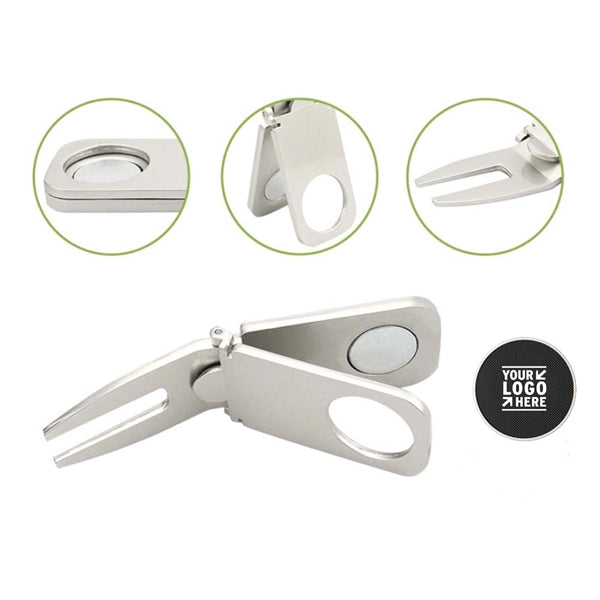 Golf Ball Marker Divot Repair Fixer Bottle Opener