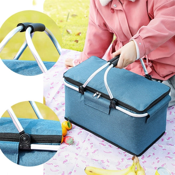 Foldable Insulated Picnic Basket