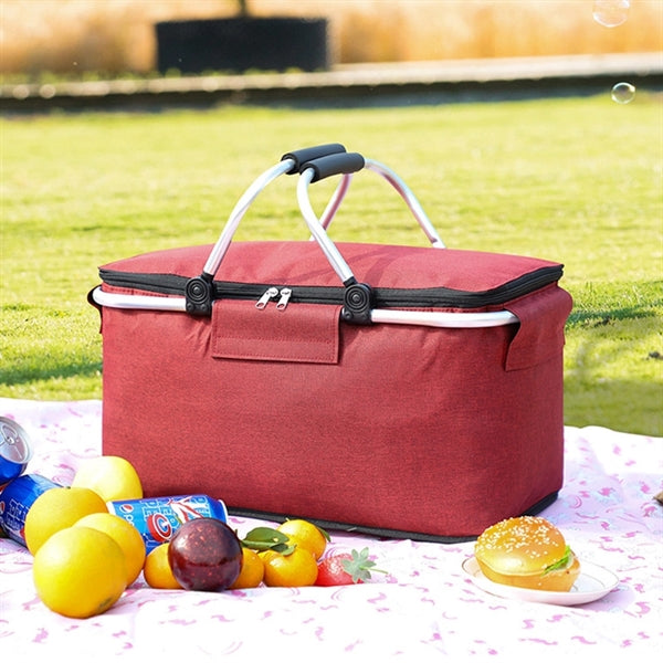 Foldable Insulated Picnic Basket