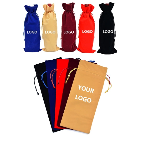 Velvet Wine Bag