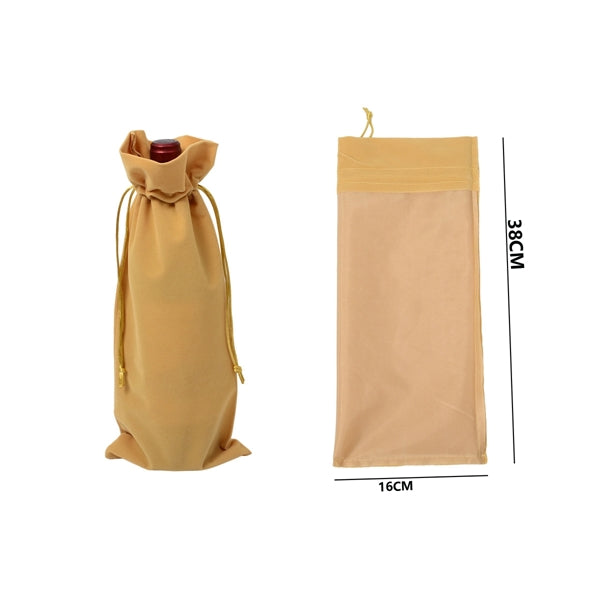 Velvet Wine Bag