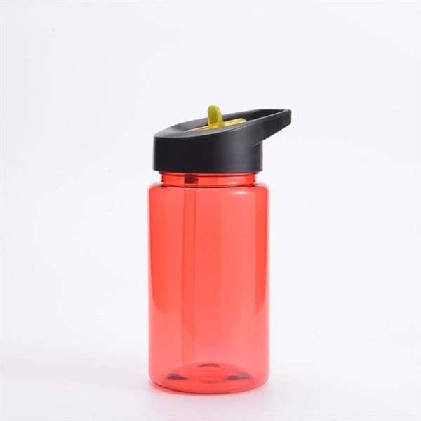 15oz Kids Plastic Sports Water Bottle with Flip Straw