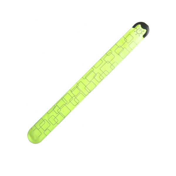 Print Reflective Armband Rechargeable Flashing Slap Bracelet