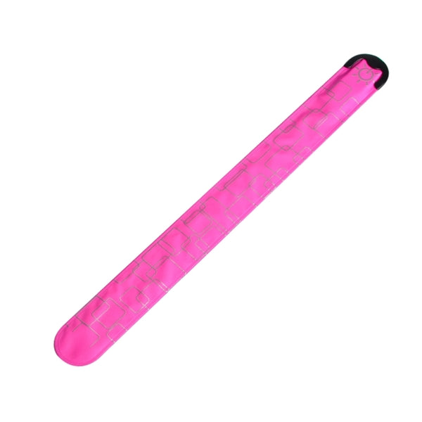 Print Reflective Armband Rechargeable Flashing Slap Bracelet