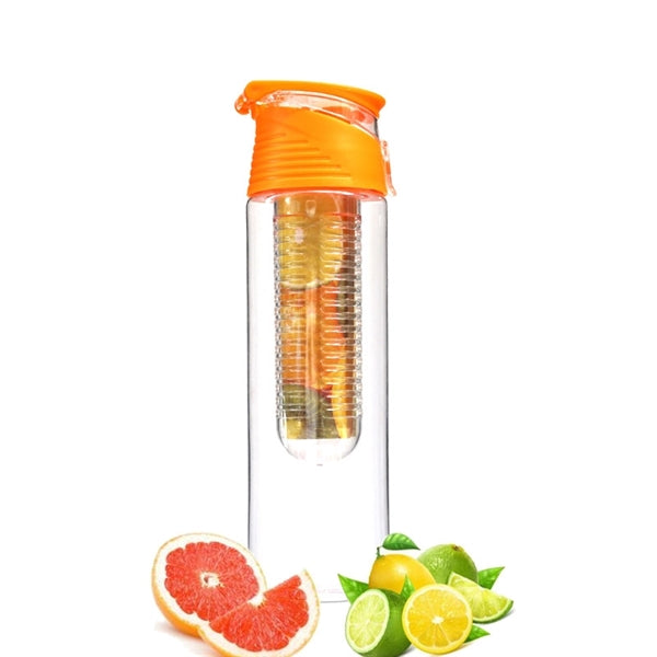 Printed 24 oz. Fruit Infuser Water Bottle with Carry Handle