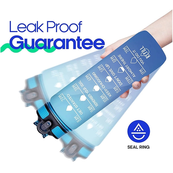 Gradient Frosted Motivational Water Bottle