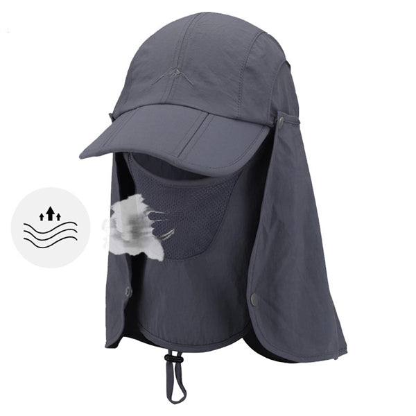 UPF 50+ Full-Coverage Outdoor Sun Hat