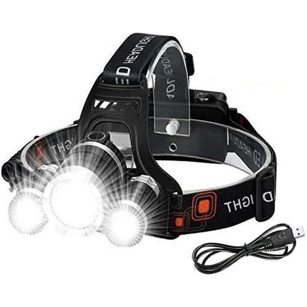 Rechargeable Headlight Flashlight Torch