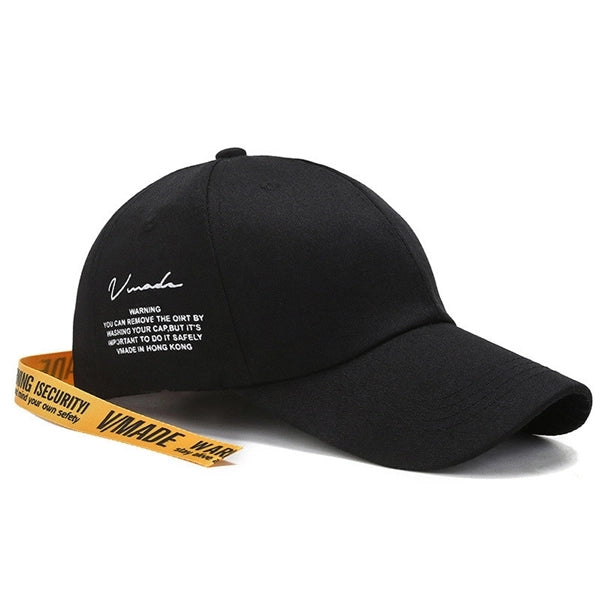 Baseball Cap With Ribbon