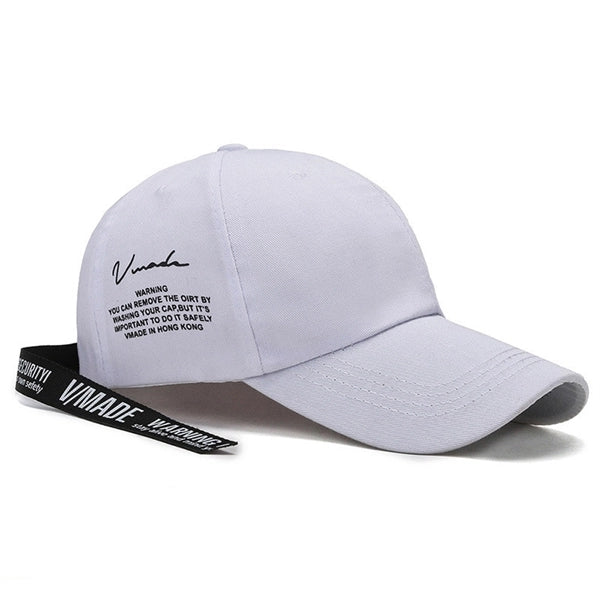 Baseball Cap With Ribbon