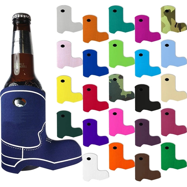 Boot Bottle Coolie (No Bottom), Cowboy Drink Holder