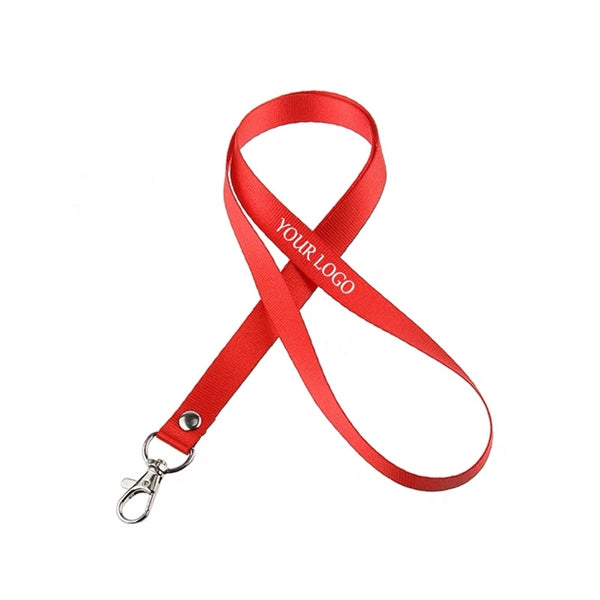 Durable Polyester Lanyard with Secure Metal Swivel Hook
