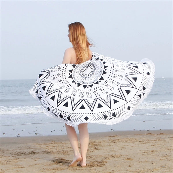 Oversized Round Beach Towel