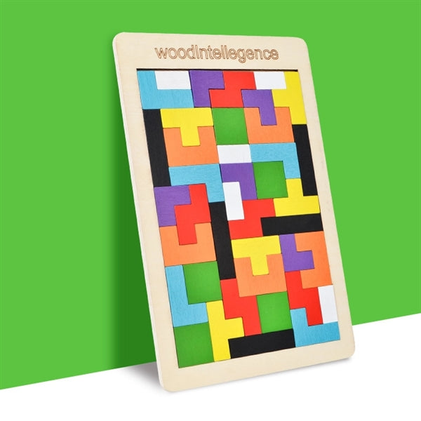 Wooden Blocks Puzzle Brain Teasers Toy