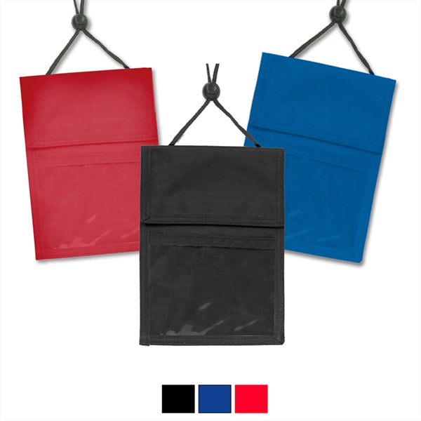 5.50" W x 7.00" H - 3-Pocket Credential Wallet (Blank)