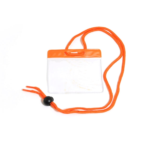 4.10" W x 3.50" H - Adjustable Cord Lanyard Combo