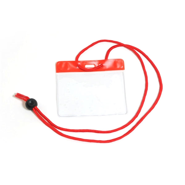 4.10" W x 3.50" H - Adjustable Cord Lanyard Combo
