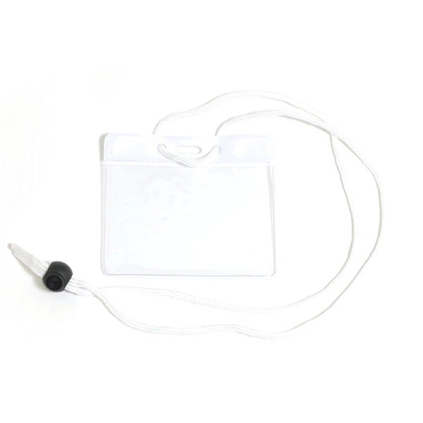 4.10" W x 3.50" H - Adjustable Cord Lanyard Combo