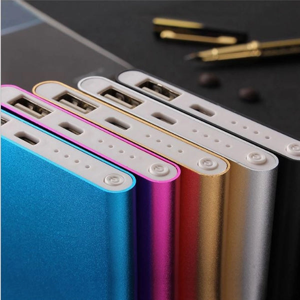Slim 4000 mAh Power Bank With Metal Case Wrap