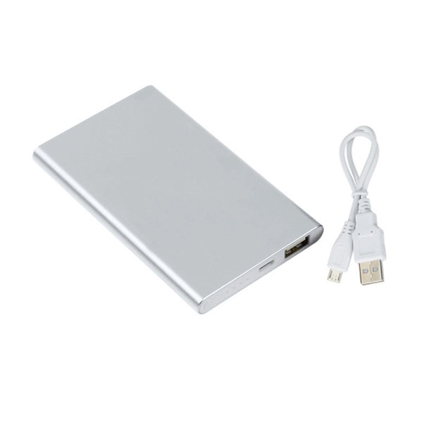 Slim 4000 mAh Power Bank With Metal Case Wrap