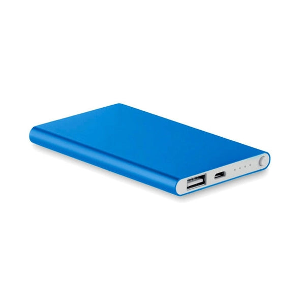 Slim 4000 mAh Power Bank With Metal Case Wrap