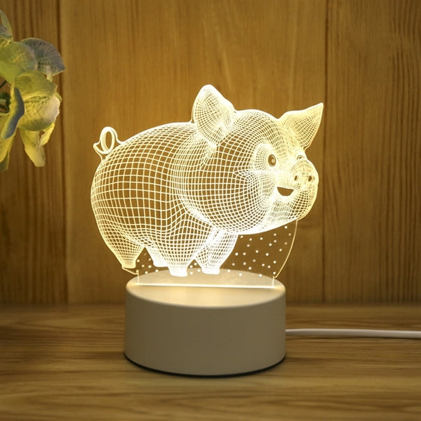 3D Illusion Night Light for Kids