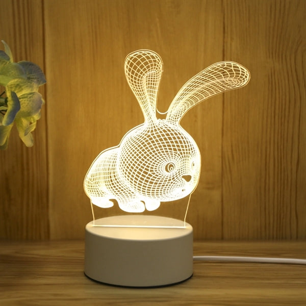 3D Illusion Night Light for Kids