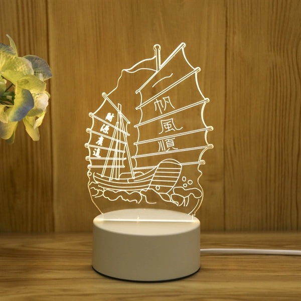 3D Illusion Night Light for Kids