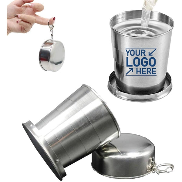 Stainless Steel 240ML Foldable Cup