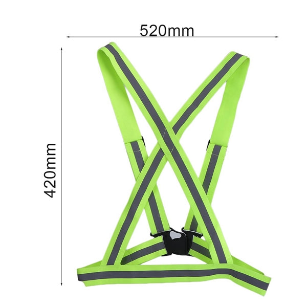 Reflective Strap Safety Vest Elastic Band