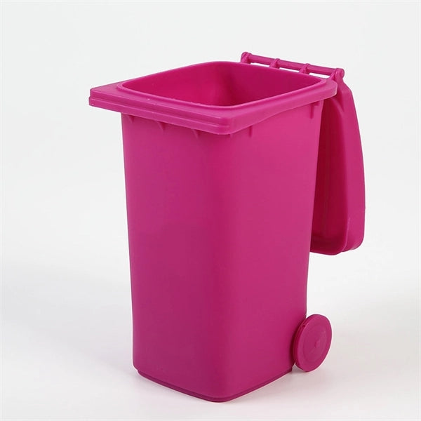 Mini Desktop Trash Pen Holder