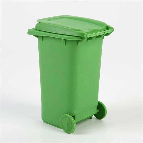 Mini Desktop Trash Pen Holder