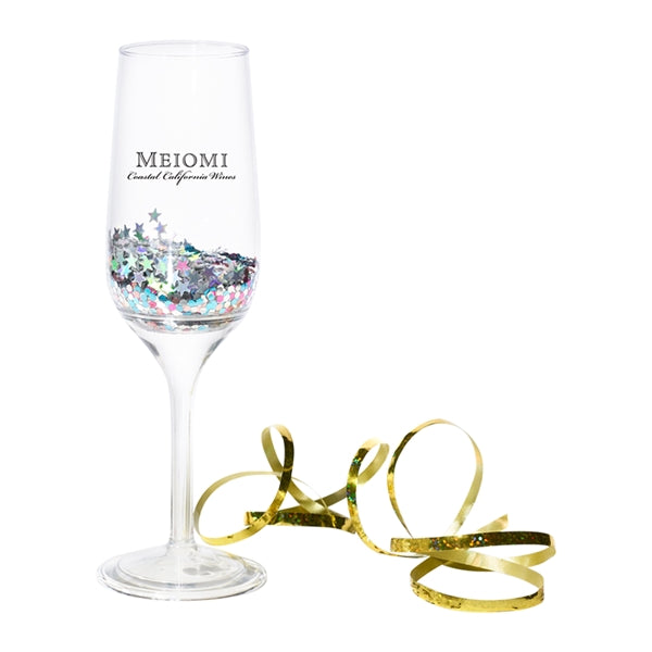 6 oz. Stemmed Plastic Champagne Flute (Detachable)